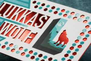 Creative Agencies Lukkas Wolf 1 (silkx, diecut, foil, spot uv, colored edges)